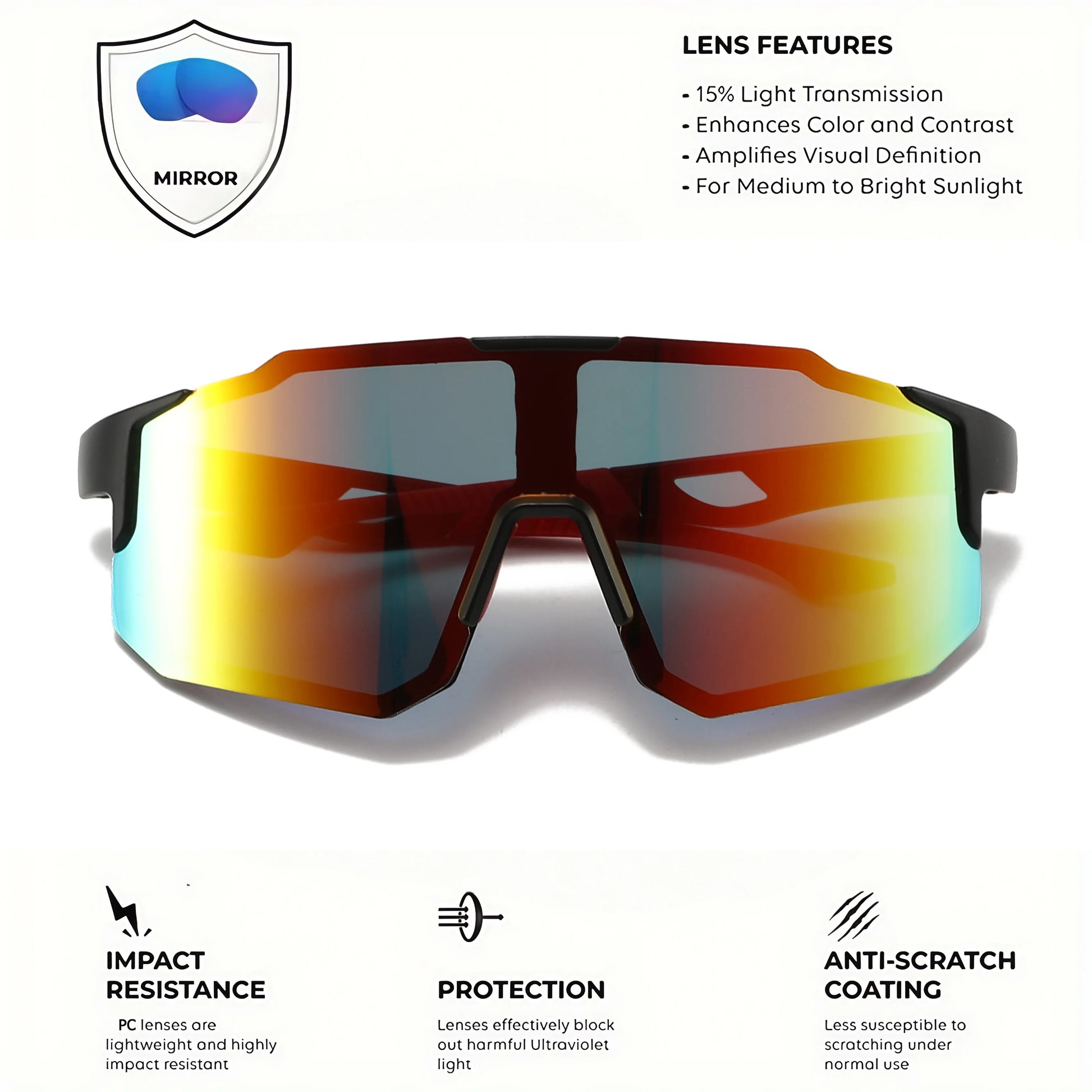 Lunettes Sport Oversize UV400